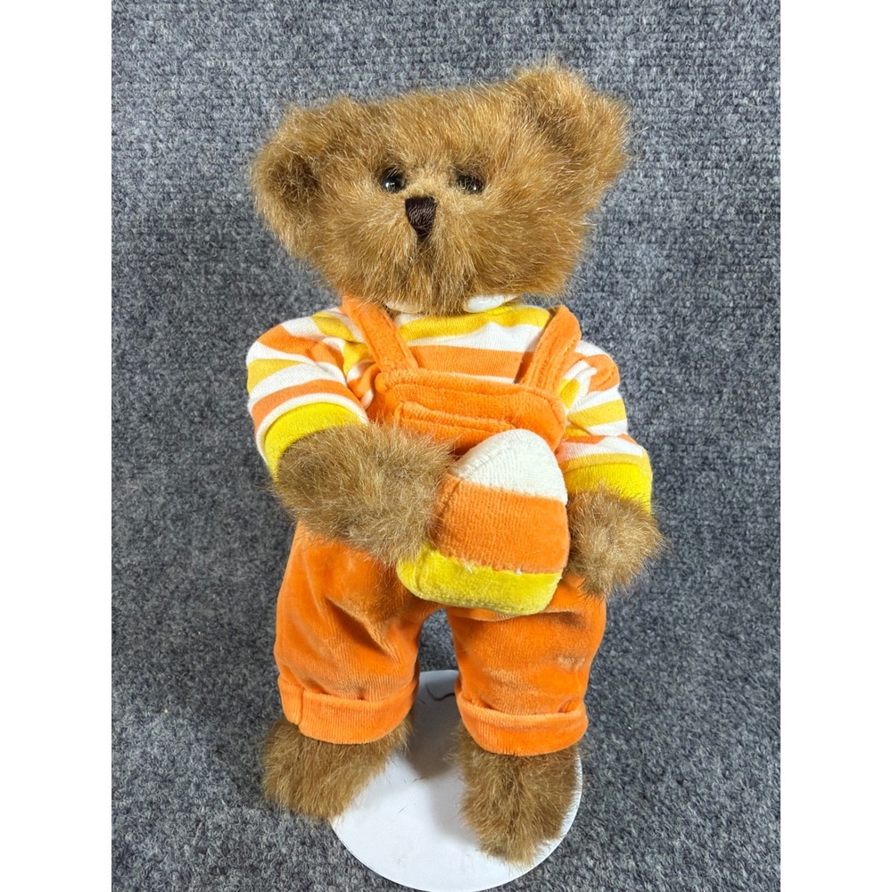 Bearington Collection Halloween Teddy Bear "Cornelius" Candy Corn